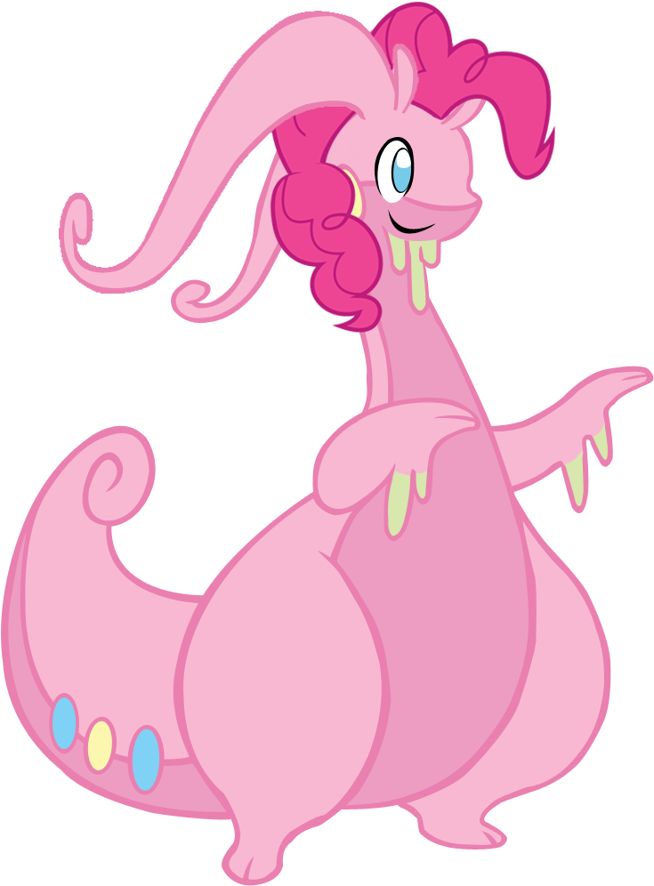 Skiddlezizkewl, Crossover, Goodra, Pinkie Pie, Pokémon, - Goodra My Little Pony (753x1000), Png Download