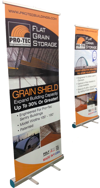 Retractable Banner Display Stands - 36 W X 79 H Retractable Banner Stand #3679rbs-bnnr (450x800), Png Download
