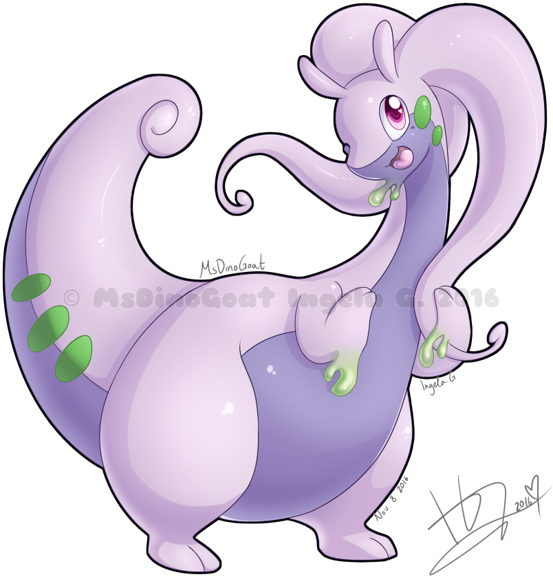 Sweet Goodra By Msdinogoat - Goodra Deviantart (900x903), Png Download