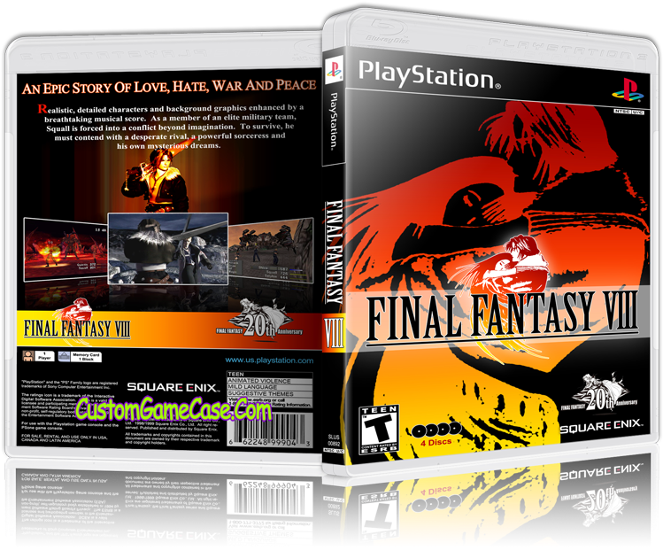 Final Fantasy Viii Sony Playstation 1 Psx Ps1 - Final Fantasy 8 (500x394), Png Download