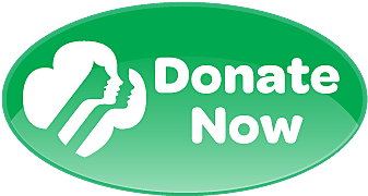 Girl Scouts Donation Sign (349x188), Png Download