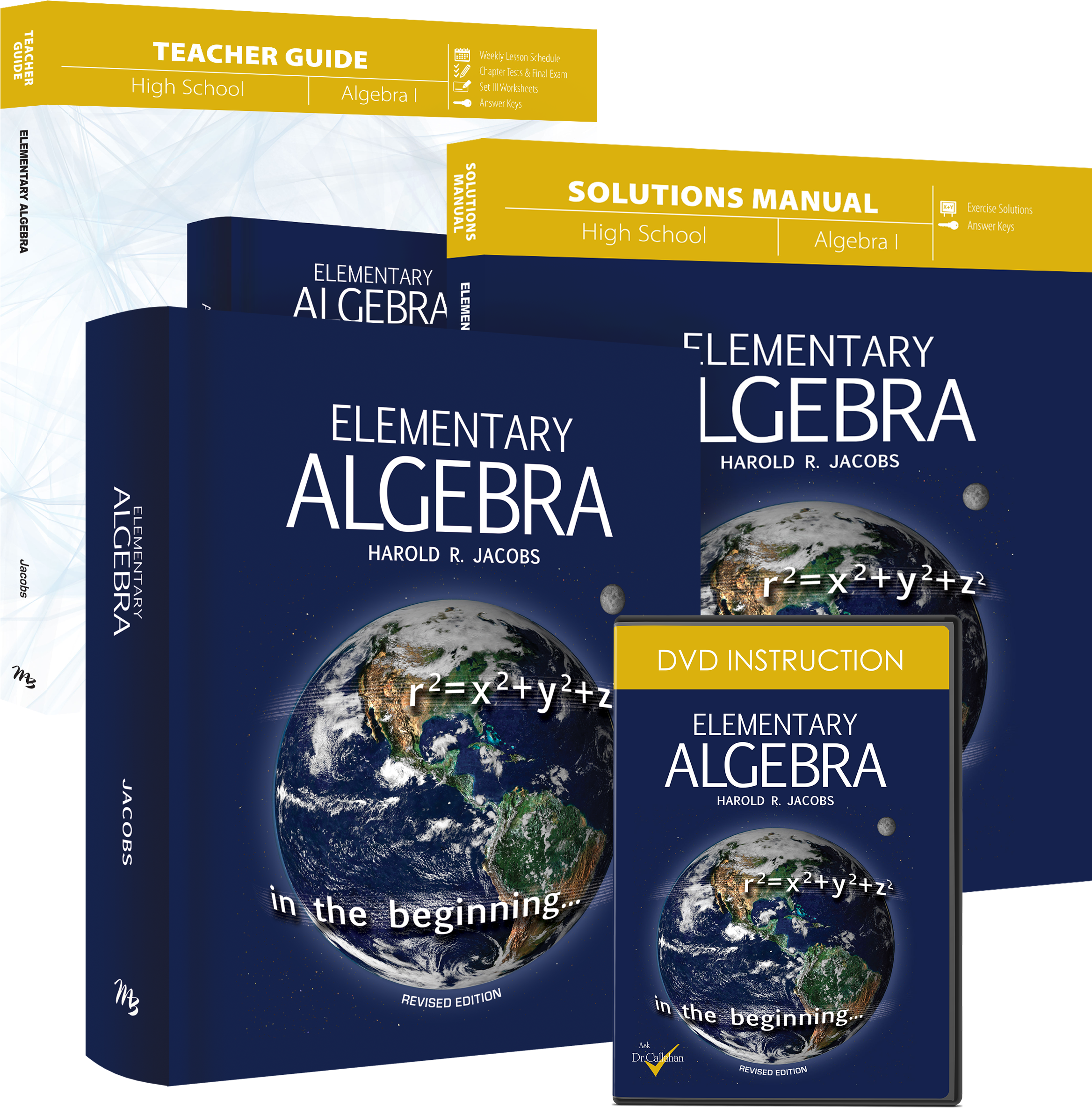 Jacobs Algebra Kit - Elementary Algebra (2400x2400), Png Download