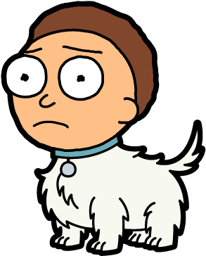 #233 - Snuffles Morty - Pocketmortys - Net - Pocket Mortys Morty Png (309x650), Png Download