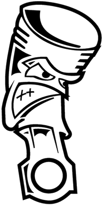 Jdm Angry Piston Sweat-shirt - Angry Piston Png (800x800), Png Download