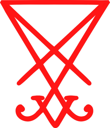 Sigil Of Lucifer (362x420), Png Download
