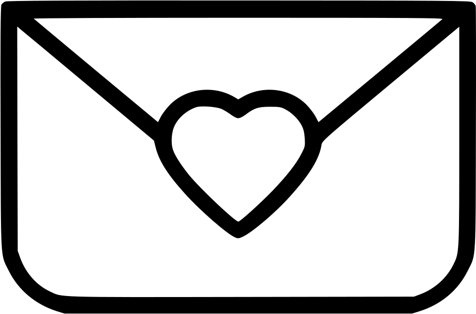 Png File Svg - Png Email Icon White Outline (981x648), Png Download