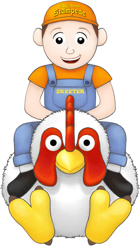 Skeeter And Nugget At Dolly Parton's Stampede - Dolly Parton's Stampede (456x801), Png Download