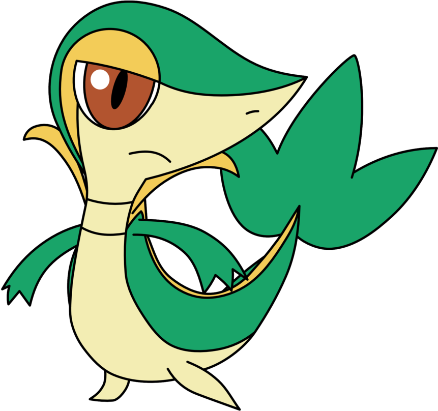 Snivy 34 - Pokemon Snivy Fire (900x899), Png Download