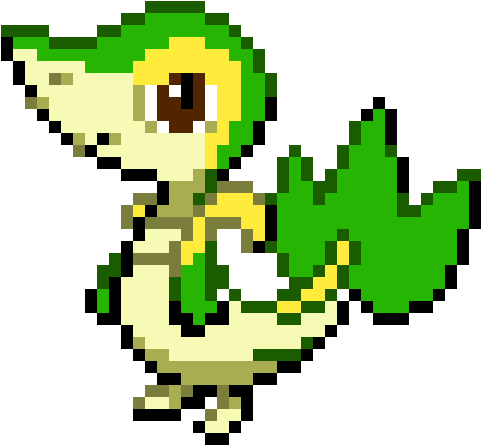 Snivy - Snivy Sprite (1200x1200), Png Download