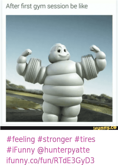 Be Like, Gym, And Working Out - Michelin Man (400x572), Png Download