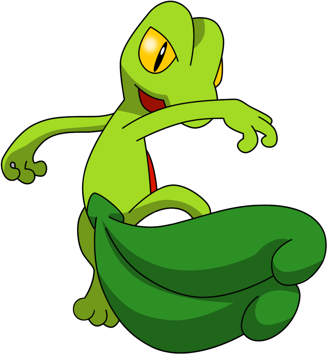 Treecko - Pokemon Treecko Png (1192x1239), Png Download