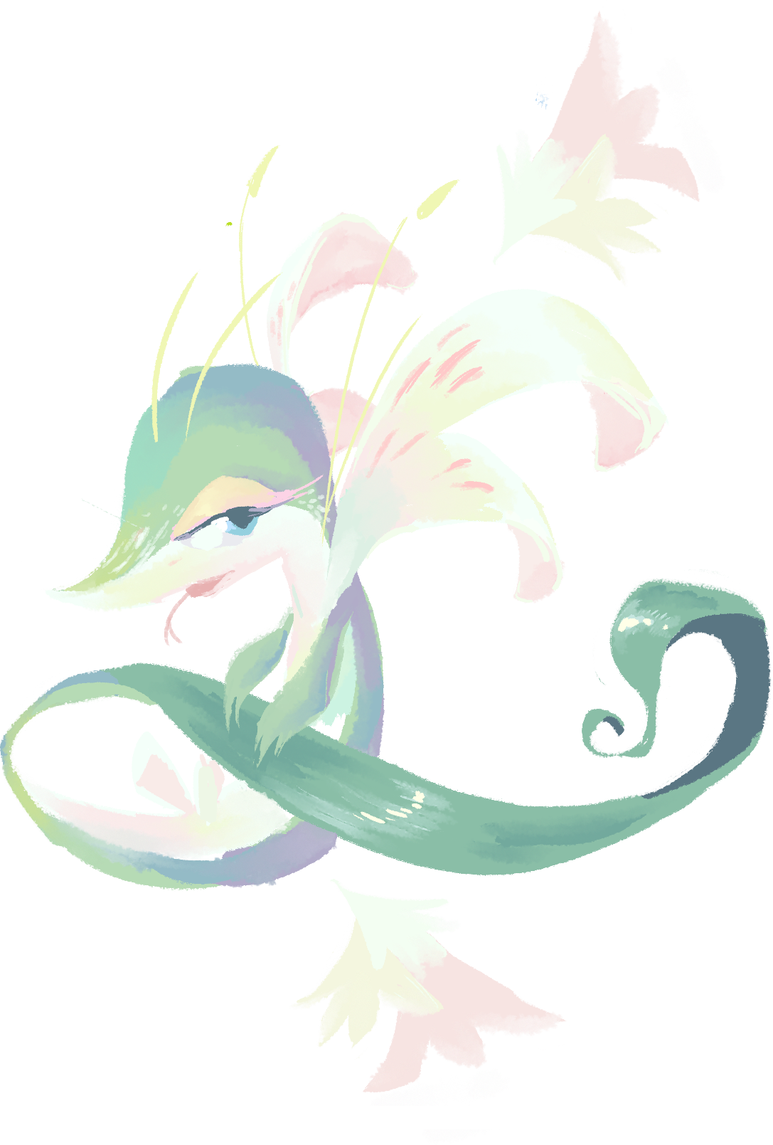 Snivy Variations, Or Something Tbh I Just Wanted To - Illustration (1087x1609), Png Download