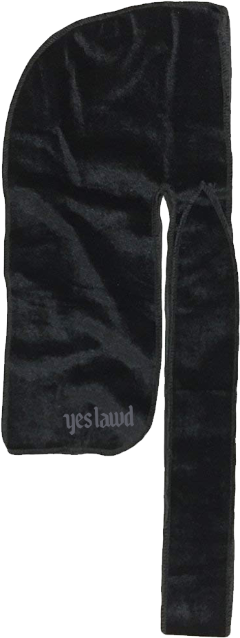If You Order Other Items Along With This Item Your - Black Silk Durag (1100x1100), Png Download