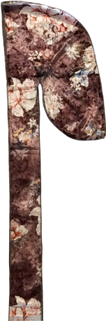 Purple Floral Velvet Print Durag - Velvet (500x500), Png Download