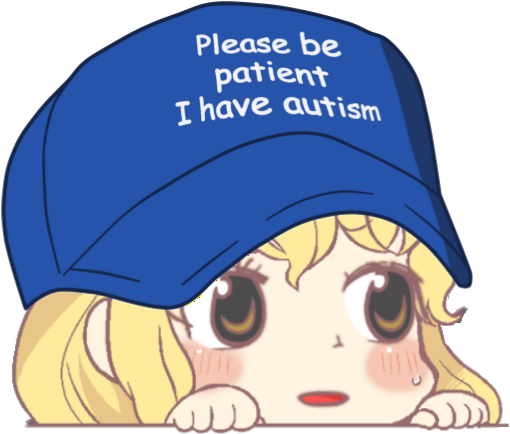 Pls Be Patient - Please Have Patience I Have Autism (568x433), Png Download
