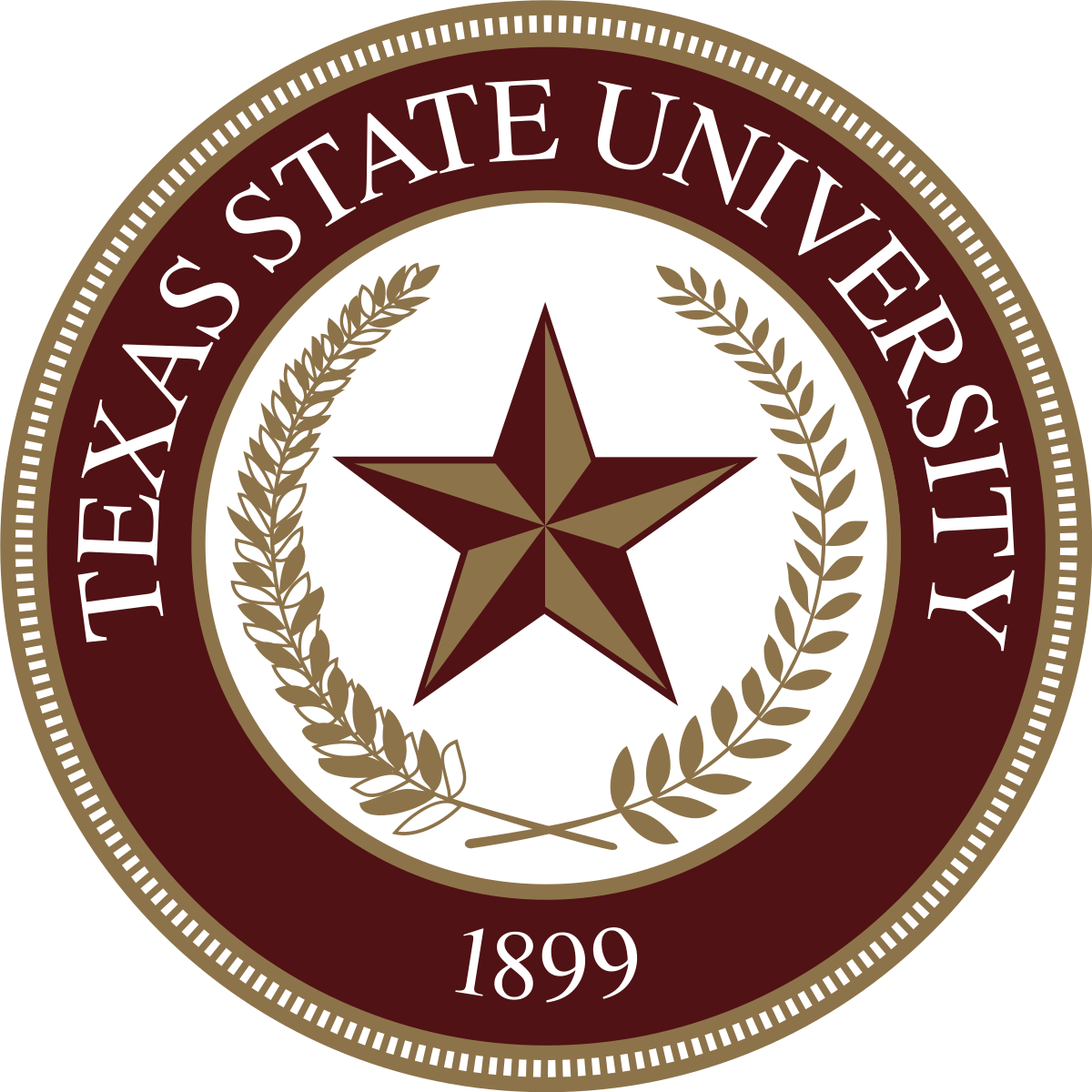 Texas State University Seal (1200x1200), Png Download