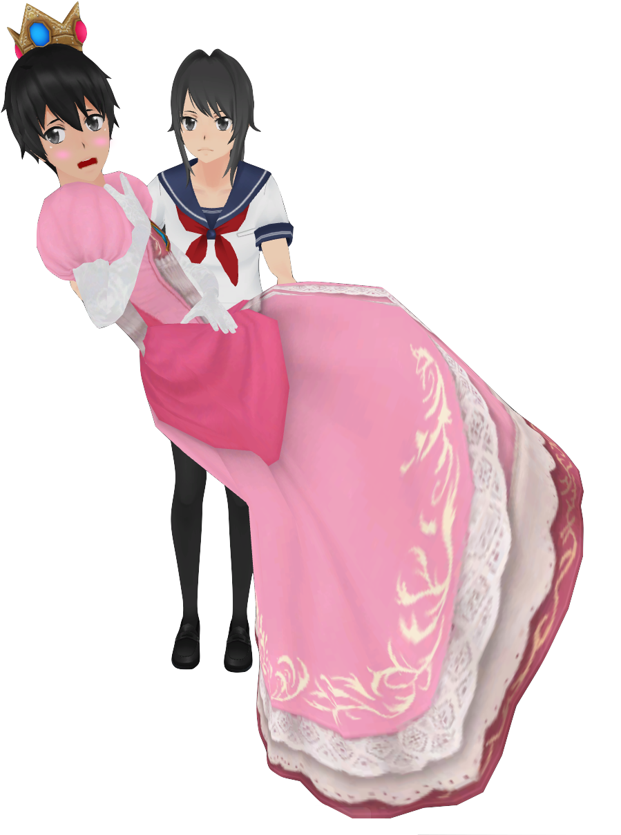 Princess Senpai - Horuda Puresu Yandere Simulator (1056x1300), Png Download