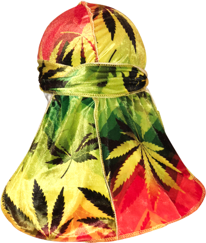 Image Of Weed Plant Velvet Print Durag - Cannabis (500x500), Png Download