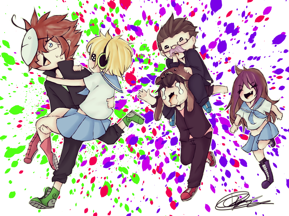 Notice Me Senpai By Lustypielita On Deviantart - Notice Me Senpai Drawing (960x720), Png Download