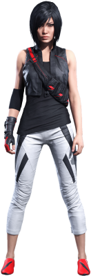 Mirror's Edge Character Design (339x600), Png Download
