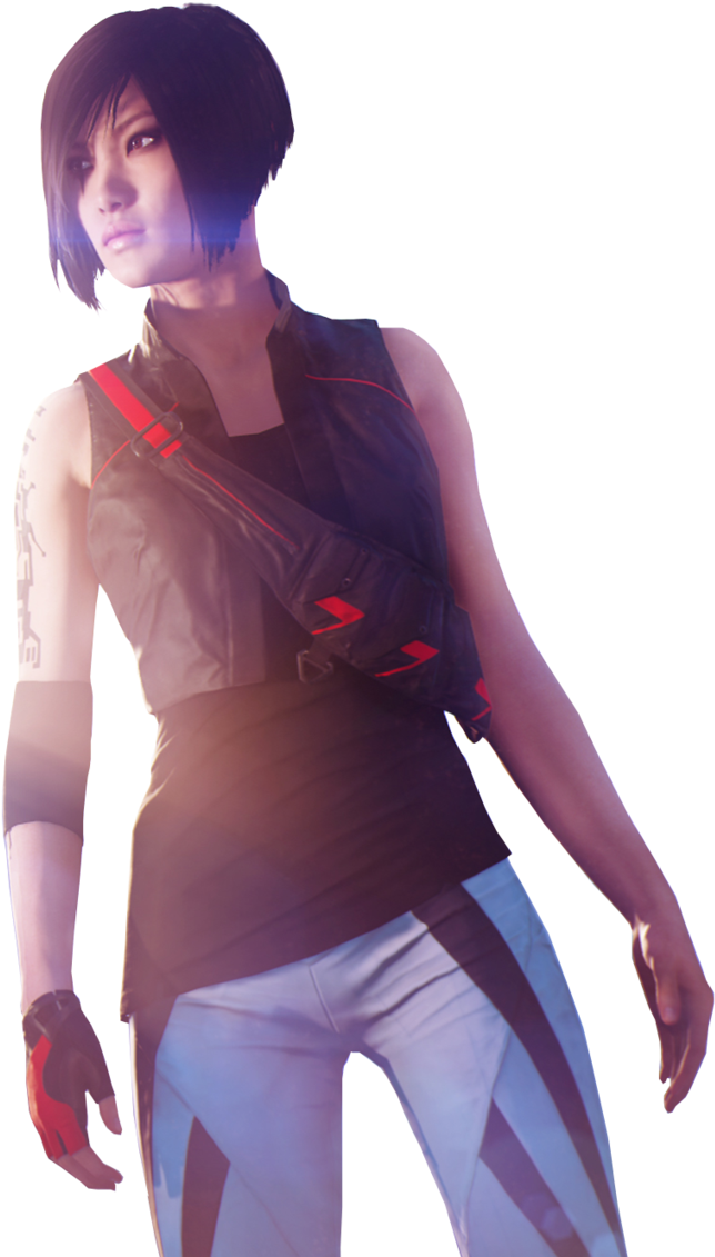 Mirror's Edge Catalyst Render By Amia2172 On Deviantart - Faith Connors Mirror's Edge Catalyst (696x1149), Png Download