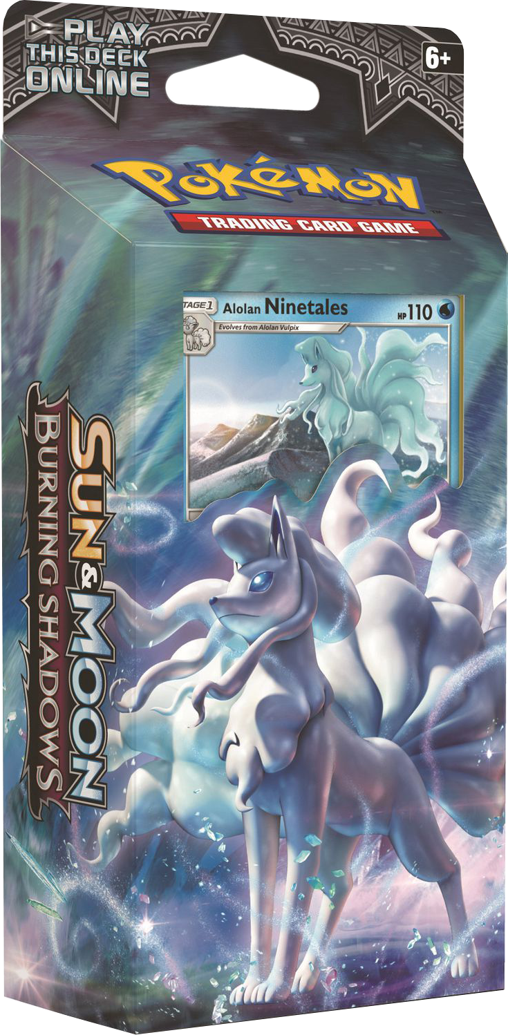 Pokemon - Pokemon Burning Shadows Theme Deck (735x1498), Png Download
