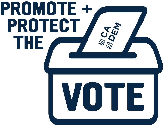 Since 1992, The California Democratic Party , Through - Logo (678x518), Png Download