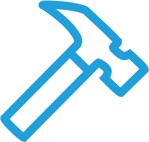 Hammer Icon To Indicate That No Special Skills Are - Hammer Png Icon (622x496), Png Download