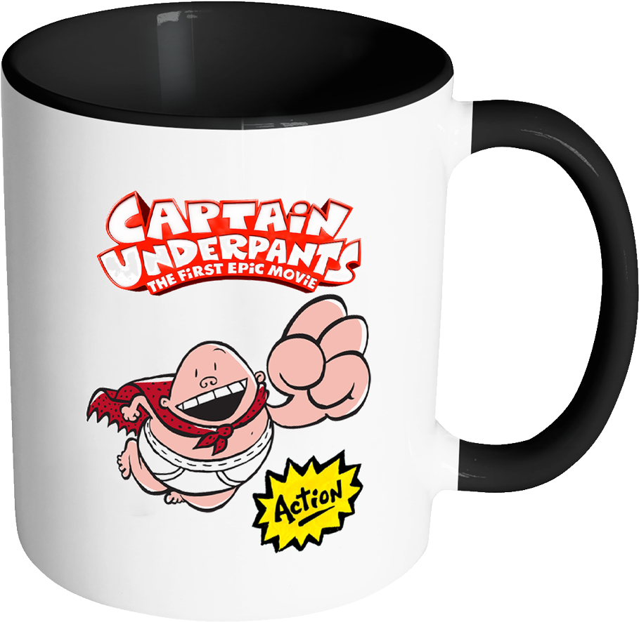Captain Underpants Mug - Captain Underpants (includes Digital Download) (1024x1024), Png Download