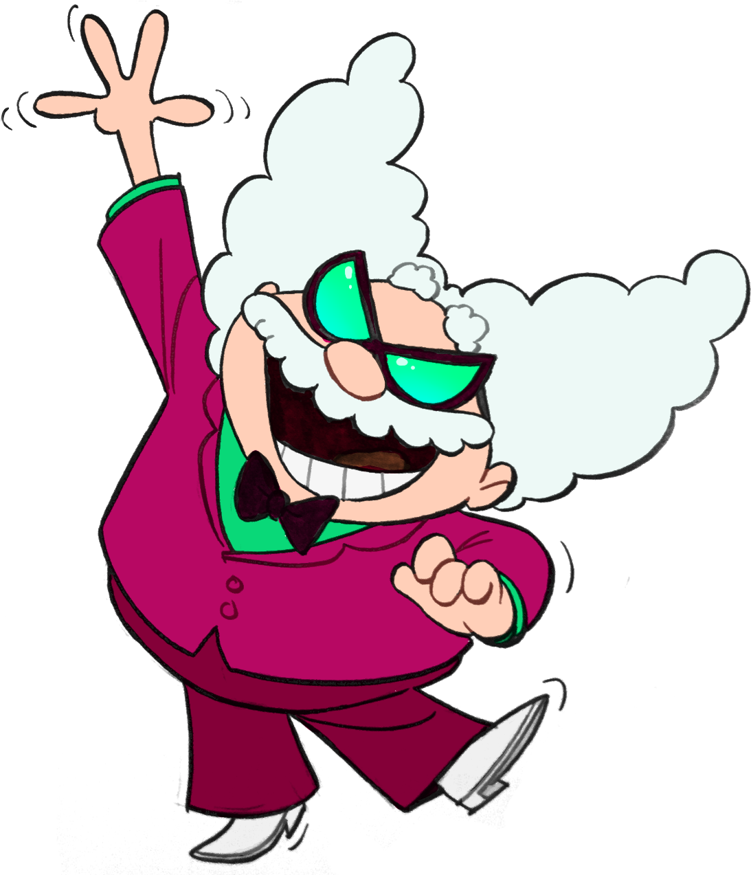 “colored In A Pippy From The Art Book He's Too - Professor Poopypants From The Book (1134x1280), Png Download