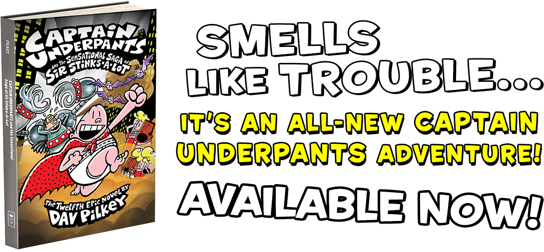 Check Out The Captain Underpants Series - Captain Underpants And The Sensational Saga Of Sir (1237x631), Png Download