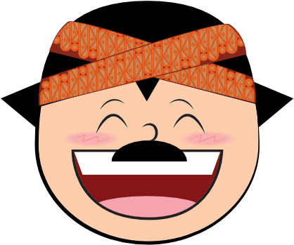 Funny Man Cartoon Face Messages Sticker-3 - Cartoon (447x404), Png Download