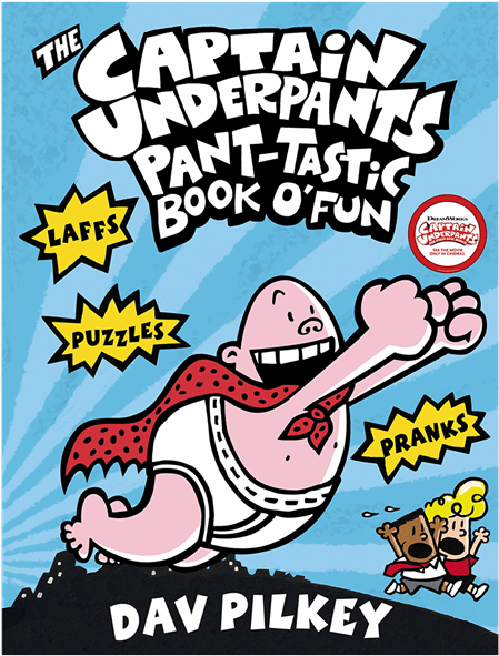 Captain Underpants Pant Tastic Book O Fun (600x600), Png Download