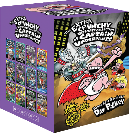 Create Your Own Captain Underpants Cartoon Strip - Extra Crunchy Ultimate Collection Of Captain Underpants (426x440), Png Download