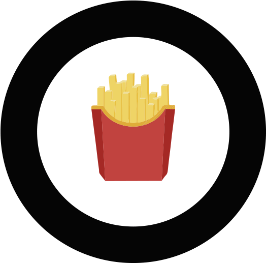 Papas-fritas - French Fries (550x545), Png Download