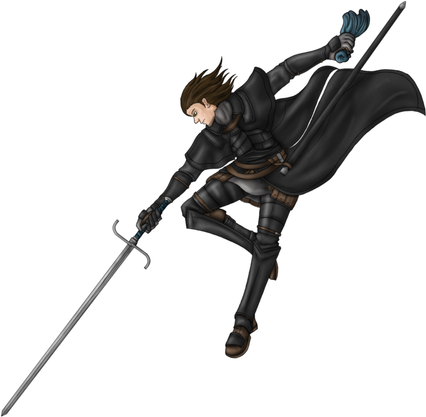 Banner Artorias Drawing Cleric - Black Cleric Dark Souls (914x875), Png Download