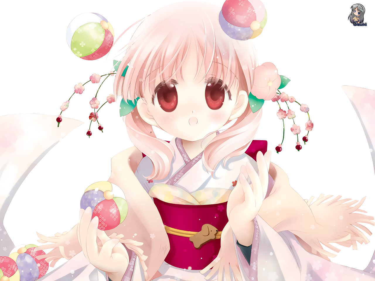 07 Dec 2010 - Happy New Year 2012 Anime (1280x960), Png Download