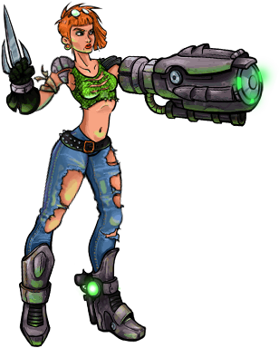 Cyberpunk - Cyberpunk Mgg (327x404), Png Download