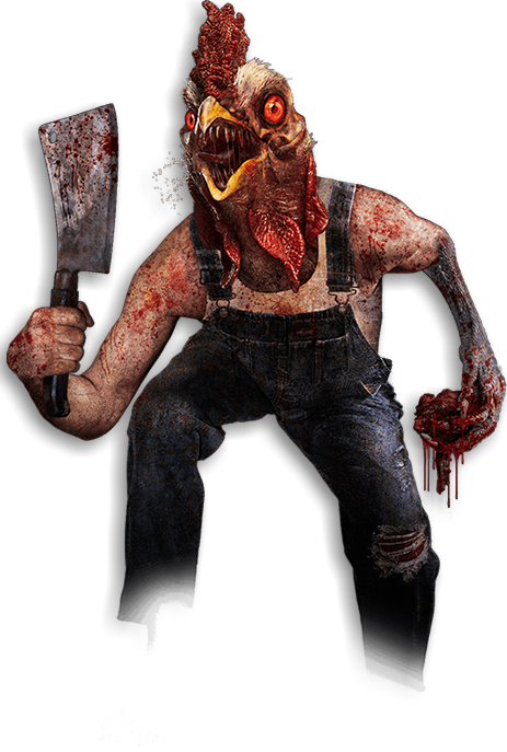 Haunted Chicken House (463x687), Png Download