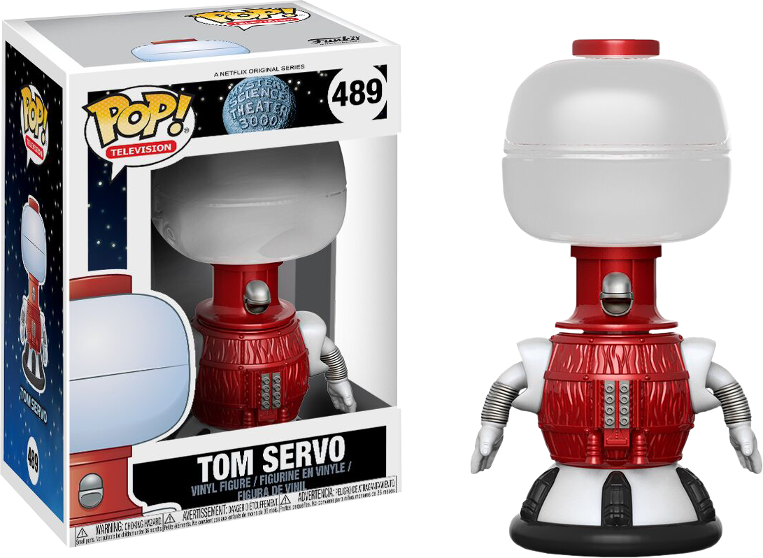 Mystery Science Theatre 3000 Tom Servo Pop Vinyl Figure - Mystery Science Theater 3000 Pop Vinyl Figures (1091x798), Png Download