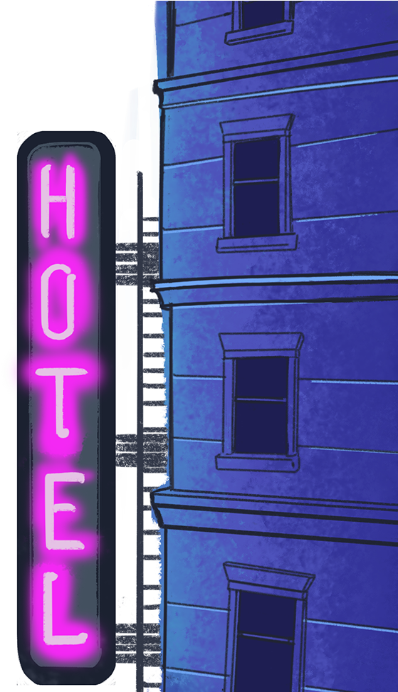 Cyberpunk Galore Is An Animated Illustration Made To - Cyberpunk Neon Sign Transparent (600x971), Png Download