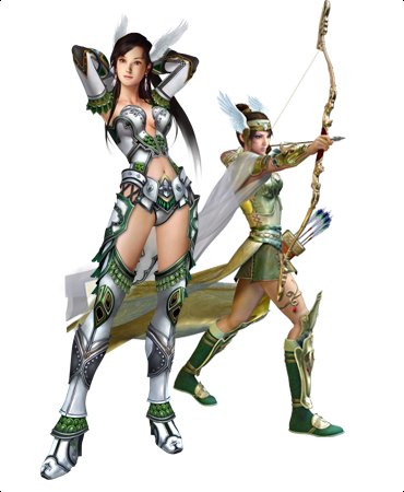 Winged Elves Perfect World (370x450), Png Download