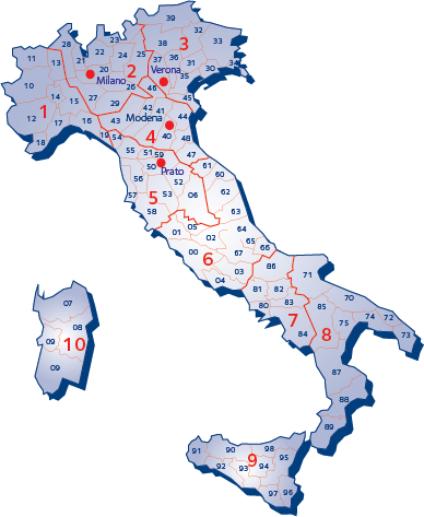Italy - Regions Of Italy (388x473), Png Download