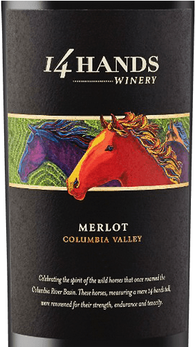 14 Hands Washington Cabernet 2010 (375x500), Png Download