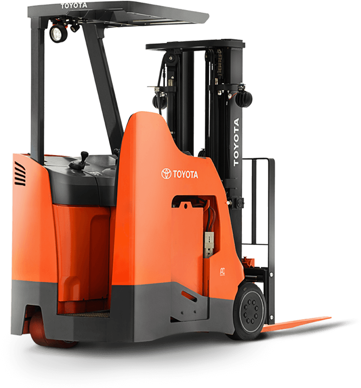 Stand-up Rider Forklift - Forklift Electric (771x797), Png Download
