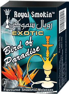 Birds Of Paradise - Royal Smoking Hookah Flavours (405x391), Png Download