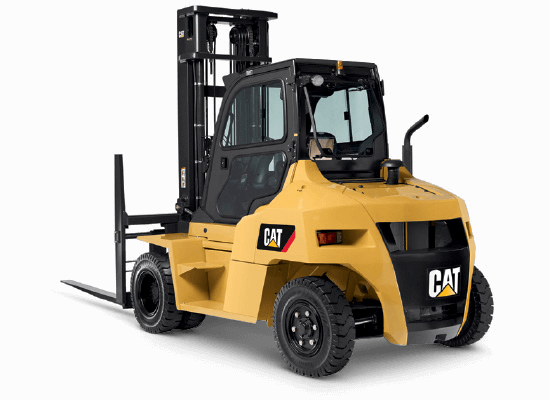 Cat Dp70n Diesel Forklift Being Serviced - Caterpillar (550x400), Png Download