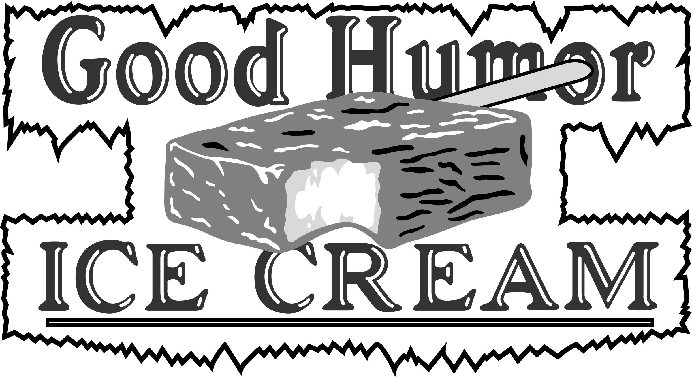 Good Humor 2 Logo Png Transparent - Good Humor Ice Cream (2400x1308), Png Download