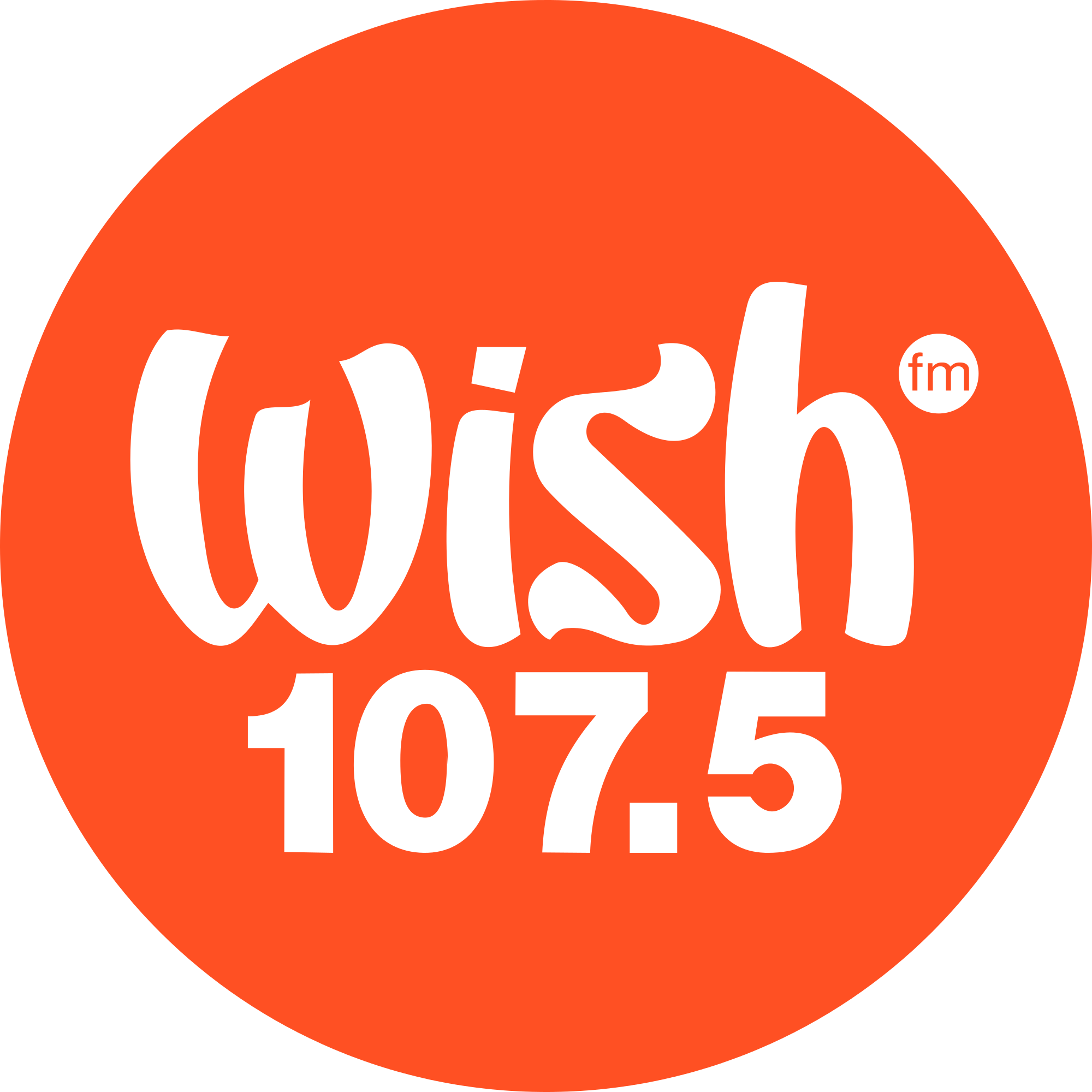 Open - Wish 107.5 Logo (2000x2000), Png Download