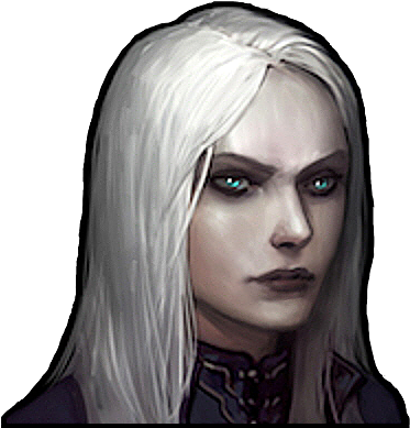D3 Necromancer Female - Necromancer Diablo 3 Face (394x388), Png Download